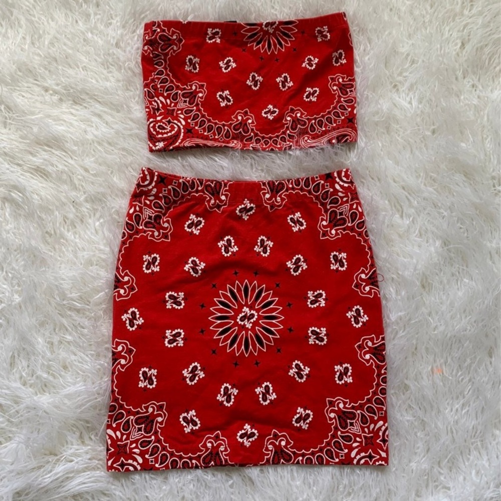 Bandana Print Outfit SMALL